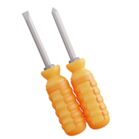 3d illustration screwdriver png