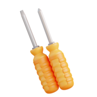 3d illustration screwdriver png