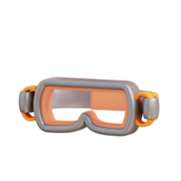 3d illustration safety glasses png