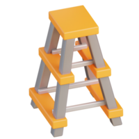 3d ilustración escalera png