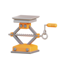 3d ilustración tornillo Jack png