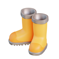 3d illustratie veiligheid schoenen png