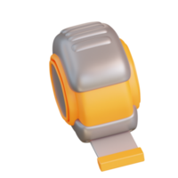 3d illustration measurement tape png