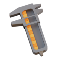 3d illustration caliper png