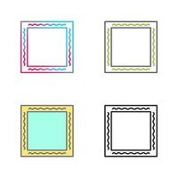 Unique Frame Vector Icon