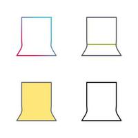 Unique Back Stand Vector Icon