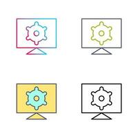 Computer Settings Vector Icon