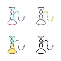 Unique Hookah Vector Icon