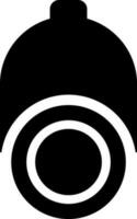 Security cctv camera in flat style. vector