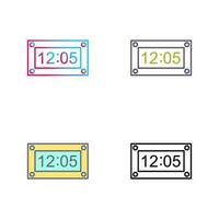 Unique Timer Vector Icon