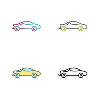 Sports Car Vector Icon