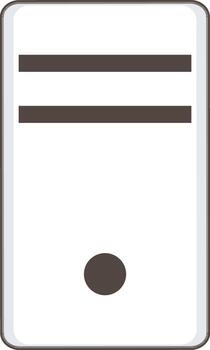Flat style icon of a cpu. vector