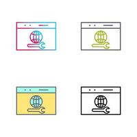 Unique Web Support Vector Icon