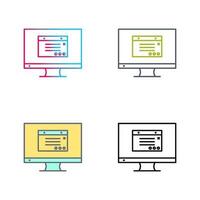 Unique Internet Ads Vector Icon
