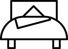 Bed Vector Icon Design