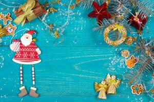 Winter holidays background photo