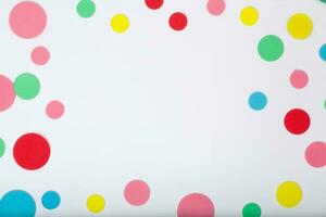 Bright background composed of foam circles. Closeup. Free space for a text photo