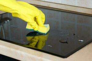Ceramic cooktop cleaning tips photo