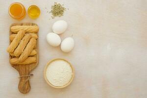 Biscuits with fennel grains photo