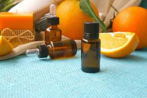 Sweet orange essential oil photo