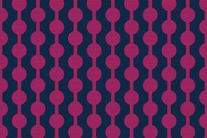 Pink and blue vertical stripe line circle dots pattern vector template