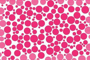 Pink random circle mosaic pattern vector