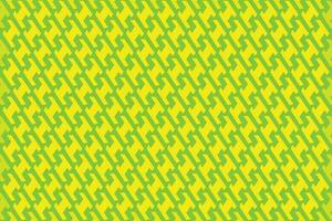Green and yellow block tiles grid pattern vector