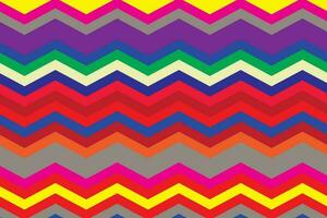 Colorful chevron lines texture seamless pattern. Zig zag stripe herringbone vector background.