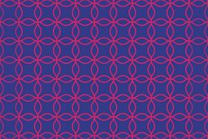 Wavy lines flower pattern background vector art