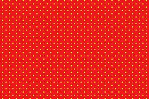 Yellow and red polka dot circles pattern for textile print vector