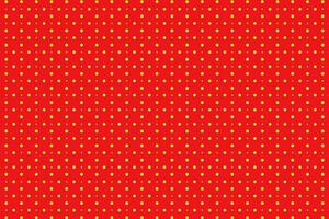 Yellow and red polka dot circles pattern for textile print vector