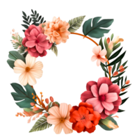 International Women S Day 8 March With Frame Of Flower And Leaves Paper Style. png