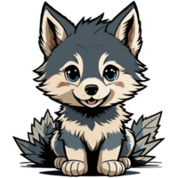 süß Baby Wolf 'ai' png