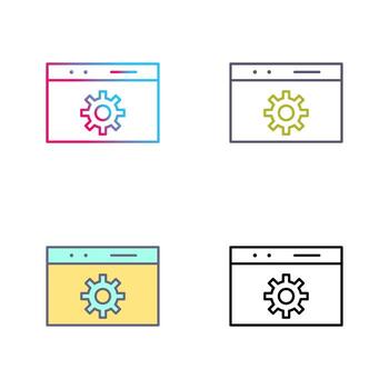 Unique Web Optimization Vector Icon