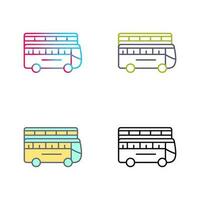 Double Bus Vector Icon