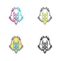 Mandrill Vector Icon