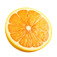 Scheibe von Orange frisch Orange png Orange transparent Hintergrund