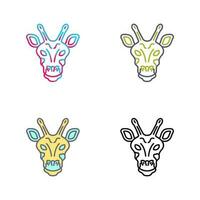 Giraffe Vector Icon