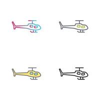 Helicopter Vector Icon