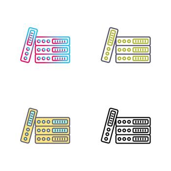 icono de vector de carpetas