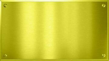 Gold metal background. Brushed metallic texture. 3d rendering photo