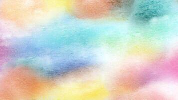 Watercolor pastel background. aquarelle colorful stains on paper . photo