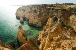 costa del algarve en portugal foto