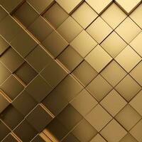 Futuristic gold hexagonal texture background. 3d rendering photo