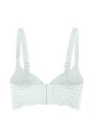 Bra photographed on invisible mannequin isolated on white background photo