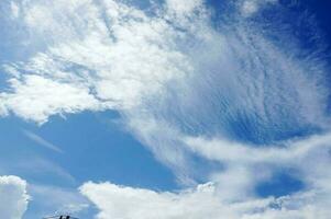 Natural Could with blue sky background photo