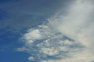 Natural Could with blue sky background photo