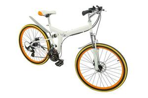 Bicycle isolated on white background without shadow photo