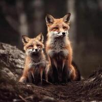 Animal photography photos about foxes