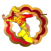 autocollant logo martial art nusantara png